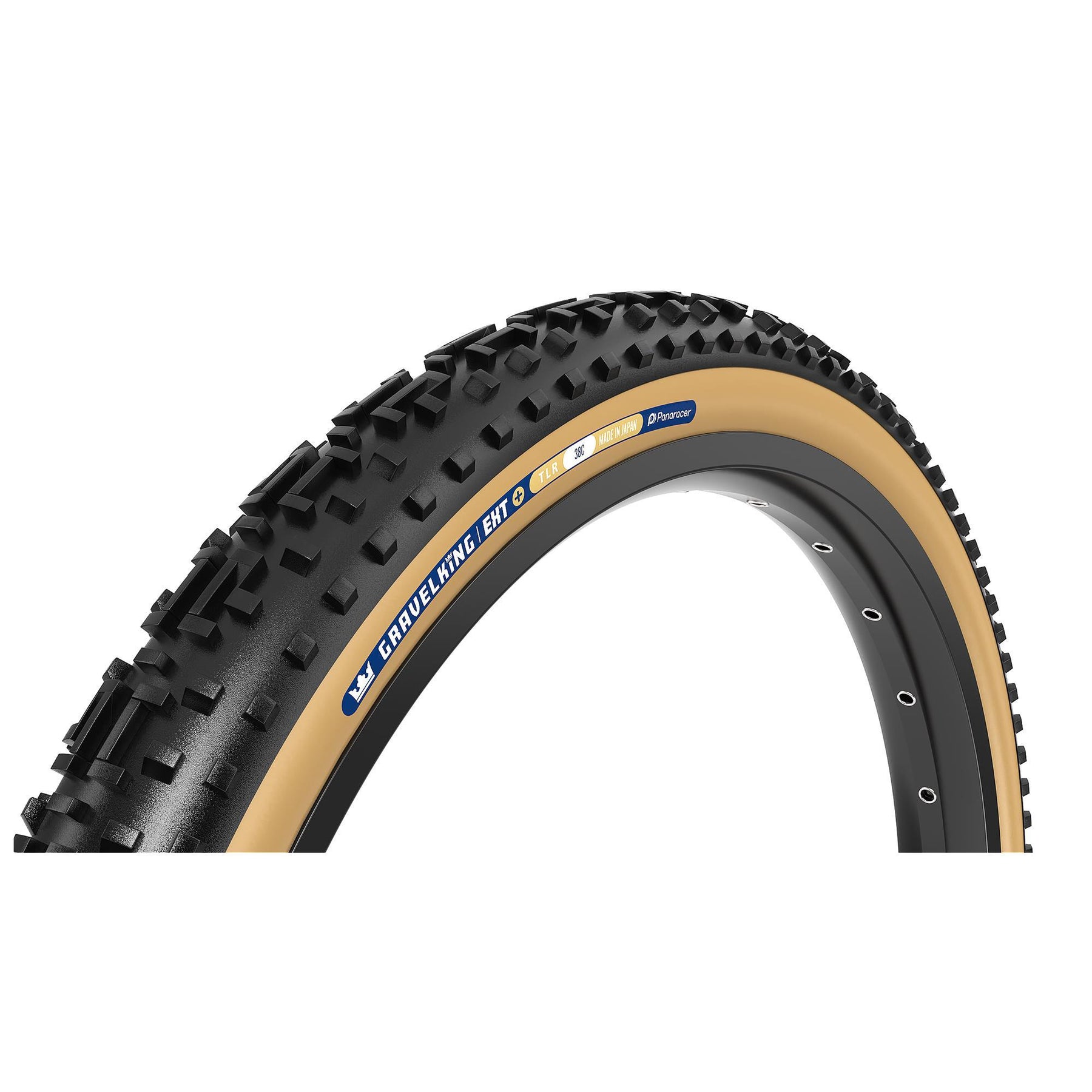 Panaracer Gravelking EXT Plus TLR Gravel Tyre Black/Brown 700 x 45c