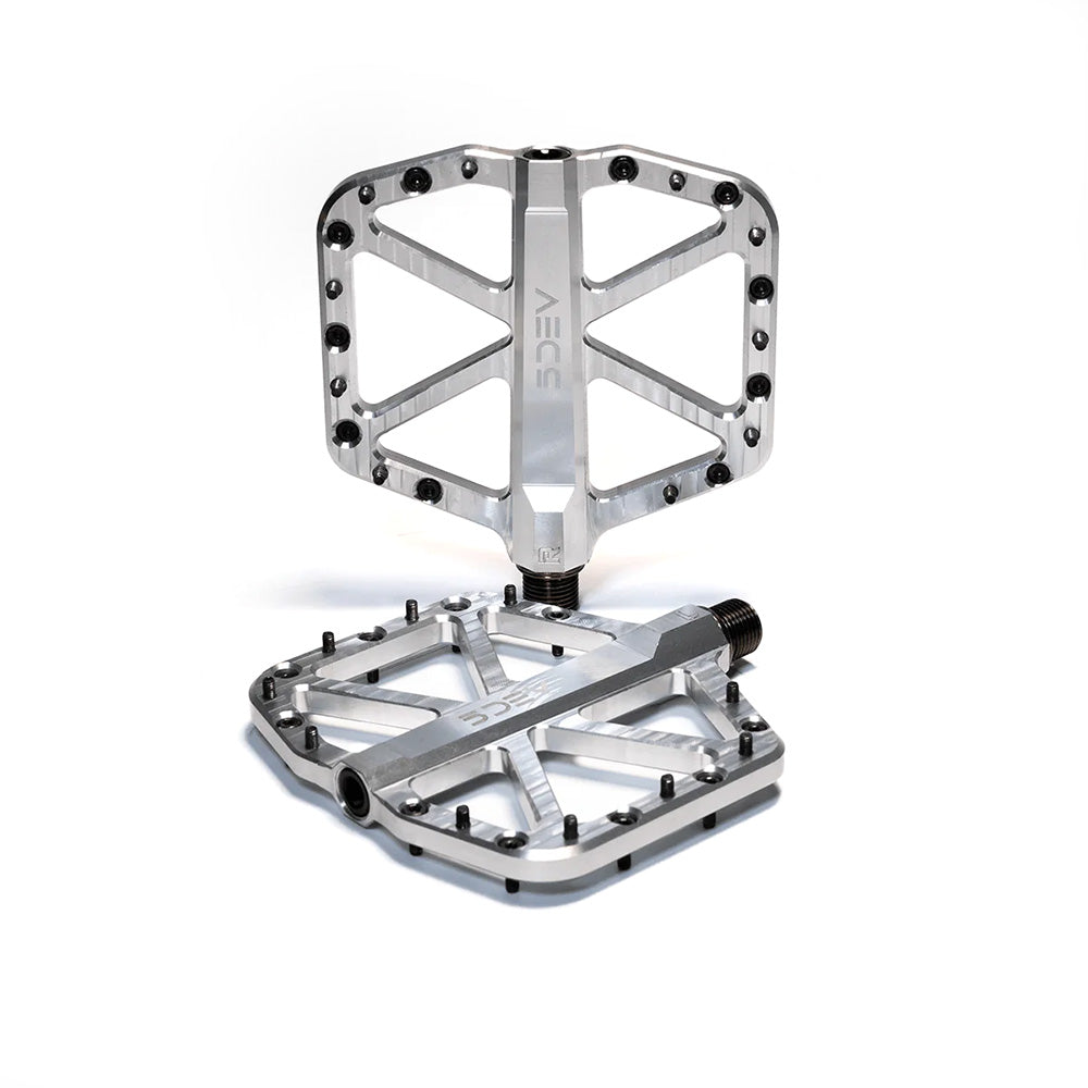 5Dev All Round Pedals Raw Silver