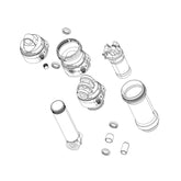 Rockshox Rear Shock Damper Piston Assembly - (Tune Shims Sold Separately) - Vivid Coil C1+ (2025+)