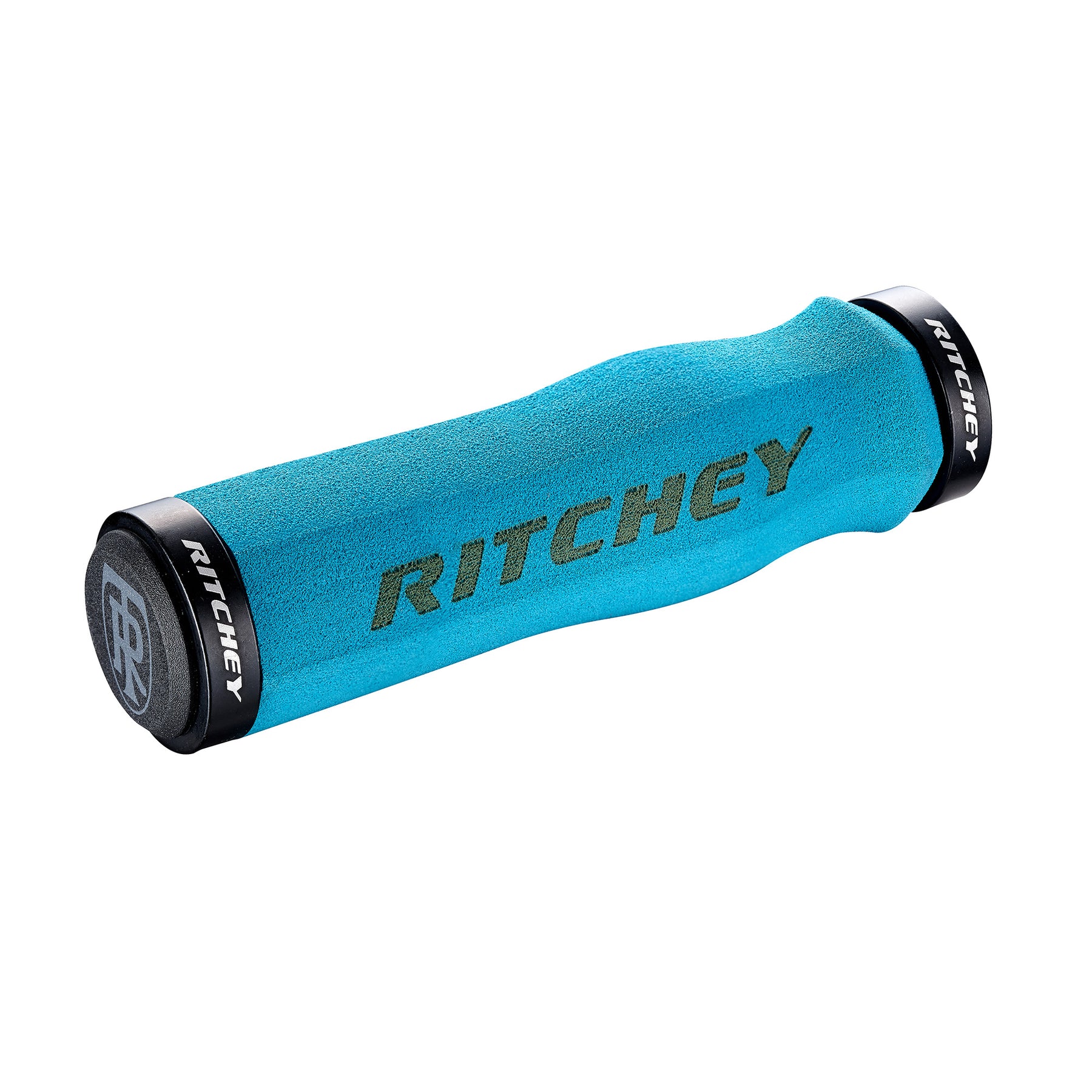 Ritchey WCS Truegrip Neoprene Locking MTB Handlebar Grips Sky Blue 130mm
