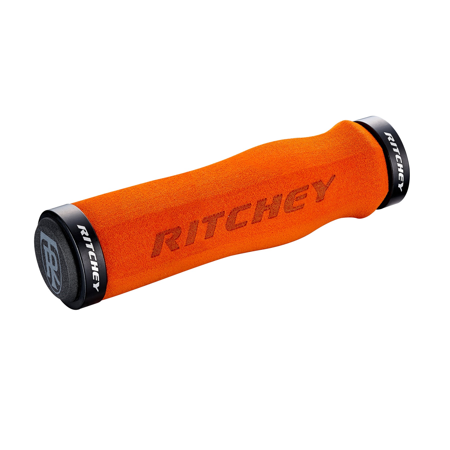 Ritchey WCS Truegrip Neoprene Locking MTB Handlebar Grips Orange 130mm