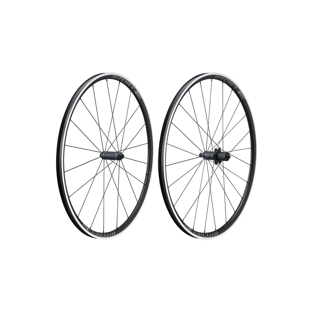 Rithcey WCS Zeta Rim Wheelset - 700c Black Qr x 100mm front / QR x 130mm rear Shimano HG 11spd