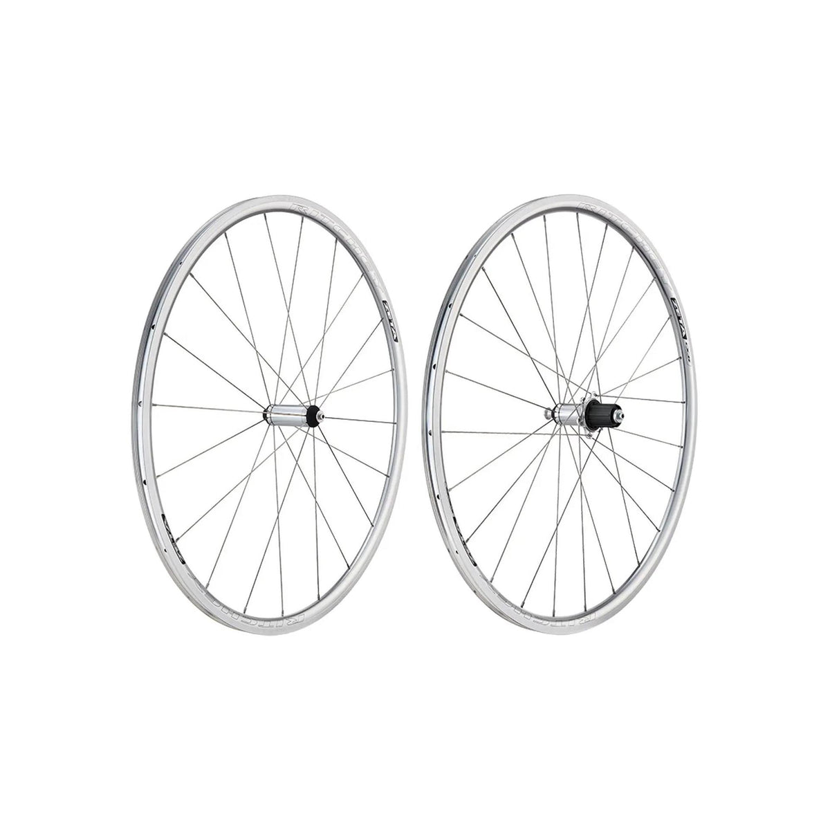 Rithcey Classic Zeta Rim Wheelset - 700c Silver Qr x 100mm front / QR x 130mm rear Shimano HG 11spd