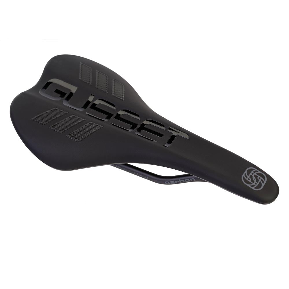 Gusset S2 AM Carbon Saddle Black 280mm x 140mm