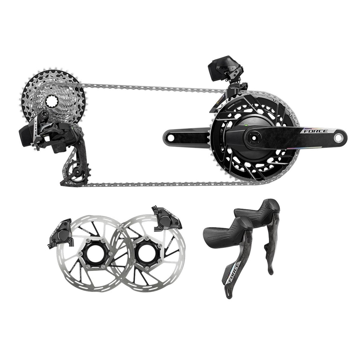 Sram Force AXS 2X E1 Hydraulic Road Groupset