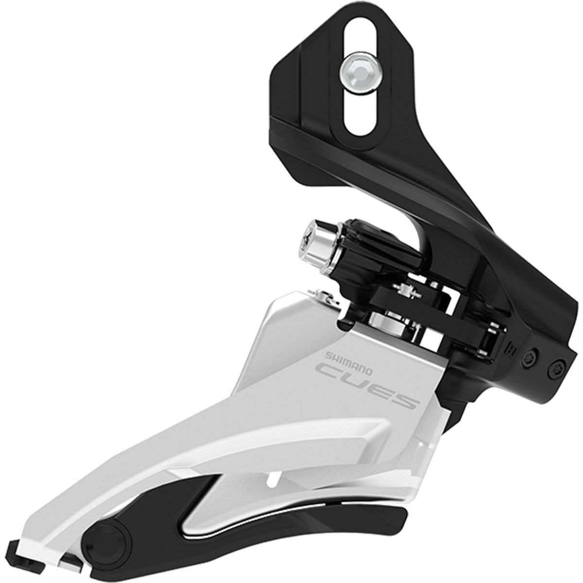 Shimano FD-U4000-D CUES double front derailleur 9/10-speed, direct mount, side swing Silver / Black 9/10spd