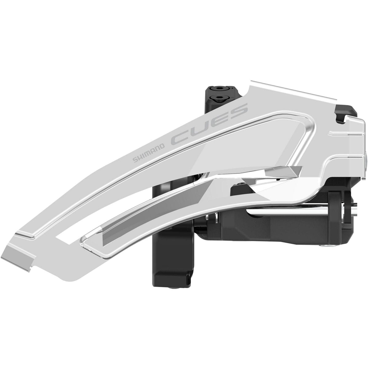 Shimano FD-U6010-L CUES double front derailleur 10/11-speed, low clamp, top swing Silver / Black 10/11spd