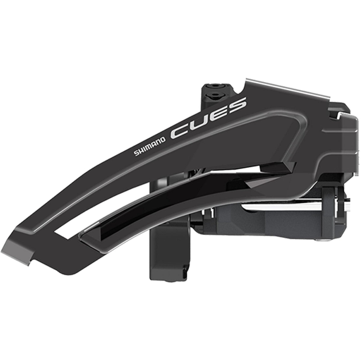 Shimano FD-U8010-L CUES double front derailleur 10/11-speed, low clamp, top swing Silver / Black 10/11spd