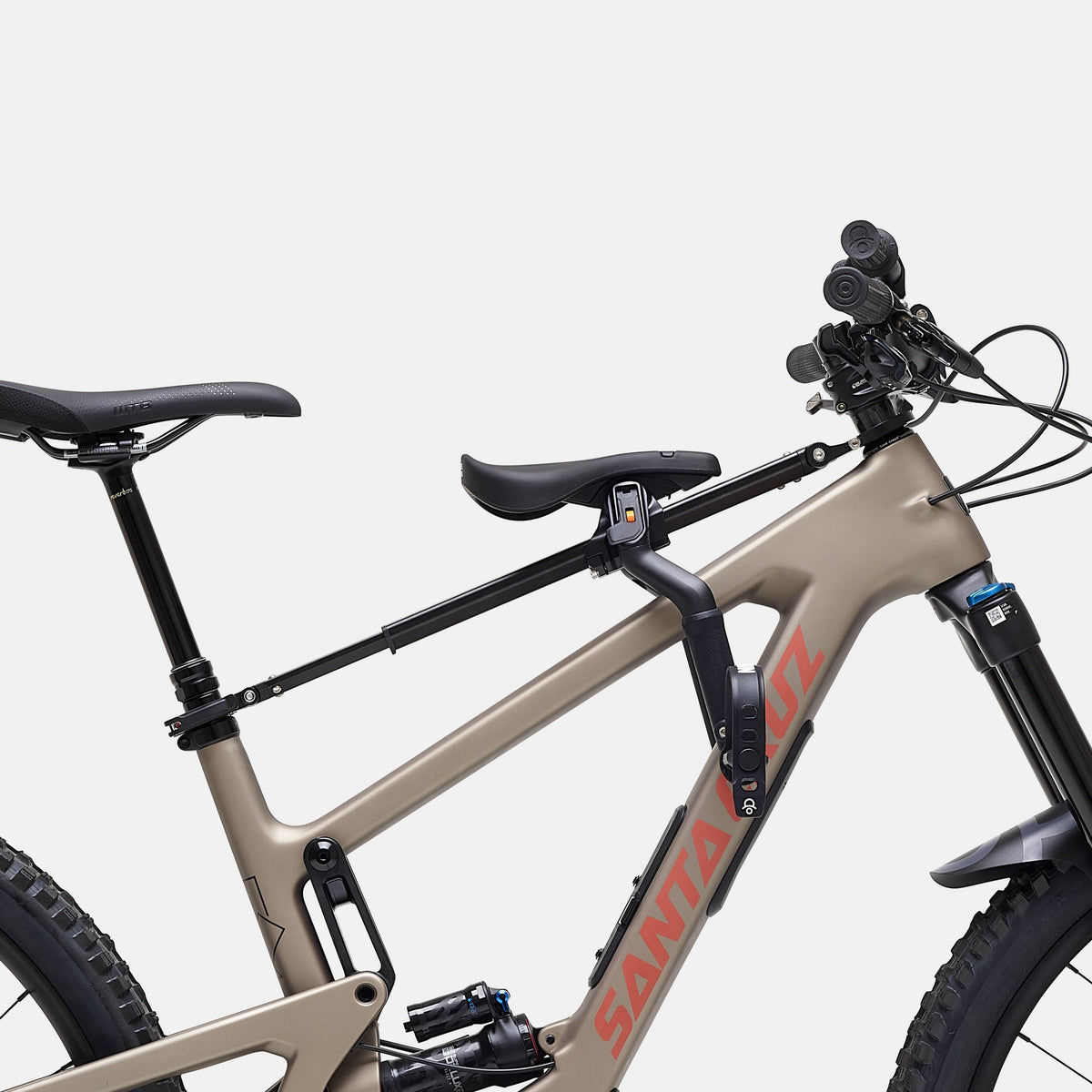 Kids Ride Shotgun Pro Evo Child Bike Seat + Handlebars Combo