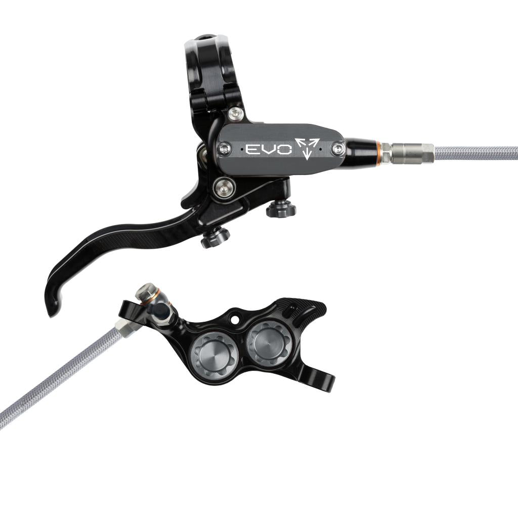 Hope EVO TR4 Braided Disc Brake Black/Smoke R/H