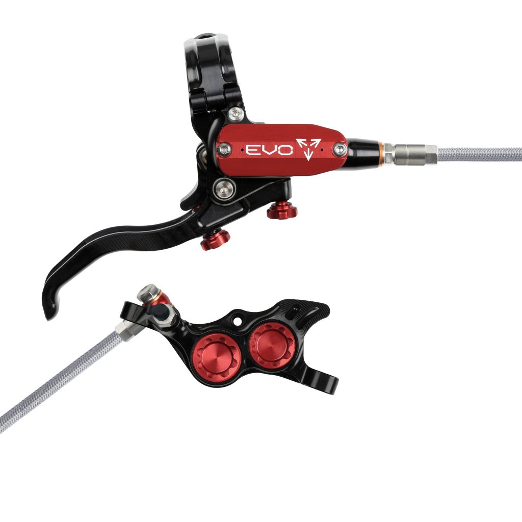 Hope EVO TR4 Braided Disc Brake Black/Red R/H
