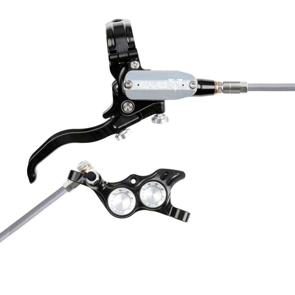 Hope EVO TR4 Braided Disc Brake Black/Silver R/H