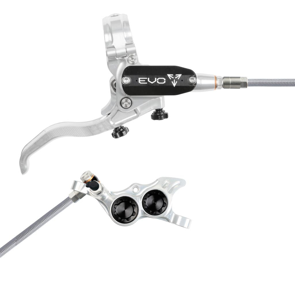 Hope EVO TR4 Braided Disc Brake Silver/Black R/H