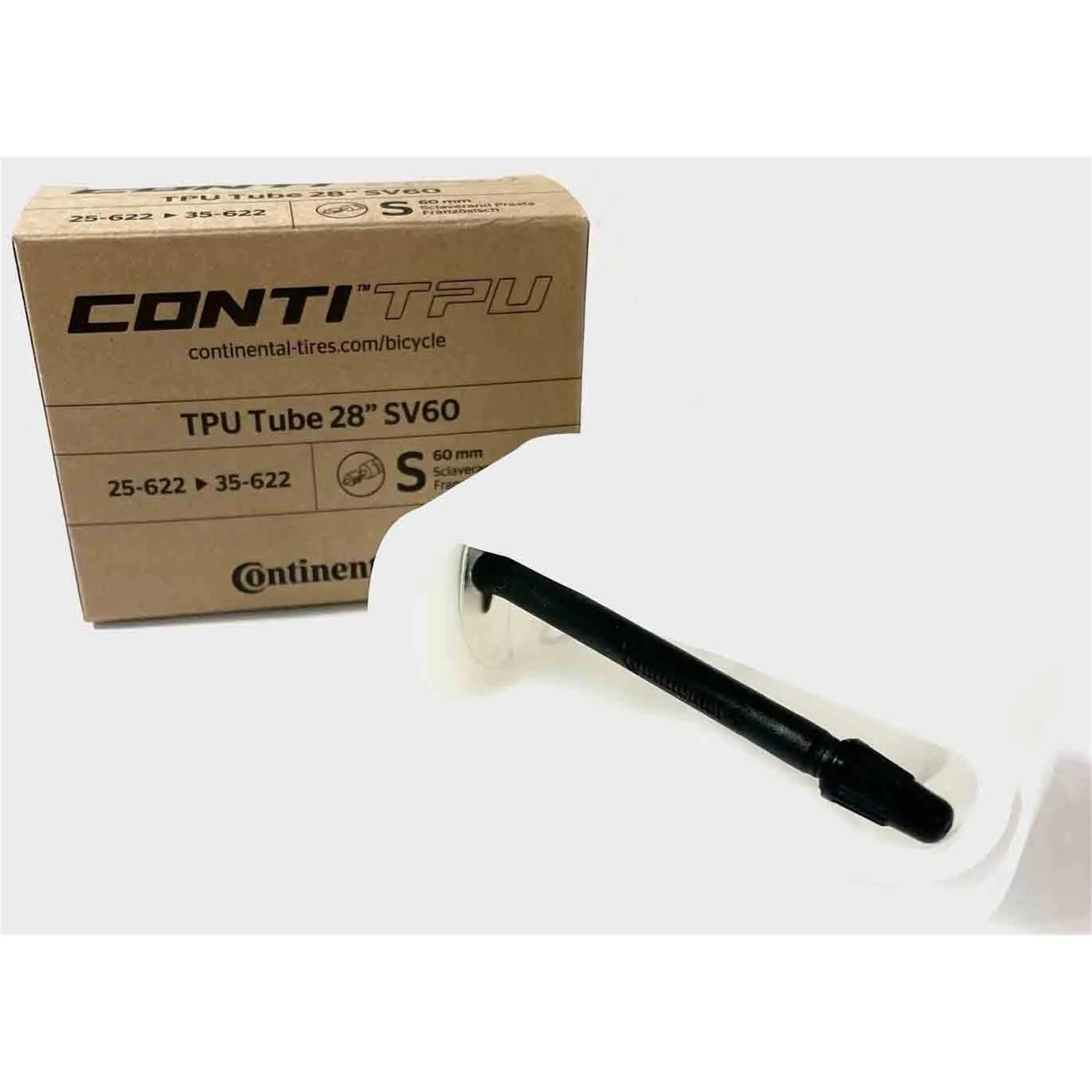 Continental TPU Presta Valve Inner Tube700 x 40-60 60mm Presta valve