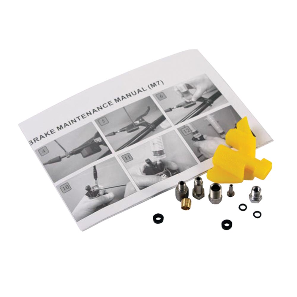 gusset hydro chute bleed parts inc m5 m7 nuts o rings and spacer Default Title