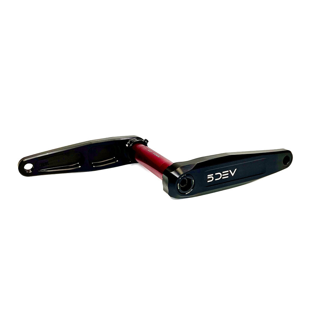 5Dev Freeride Crankset - 29mm Dub Black 165mm