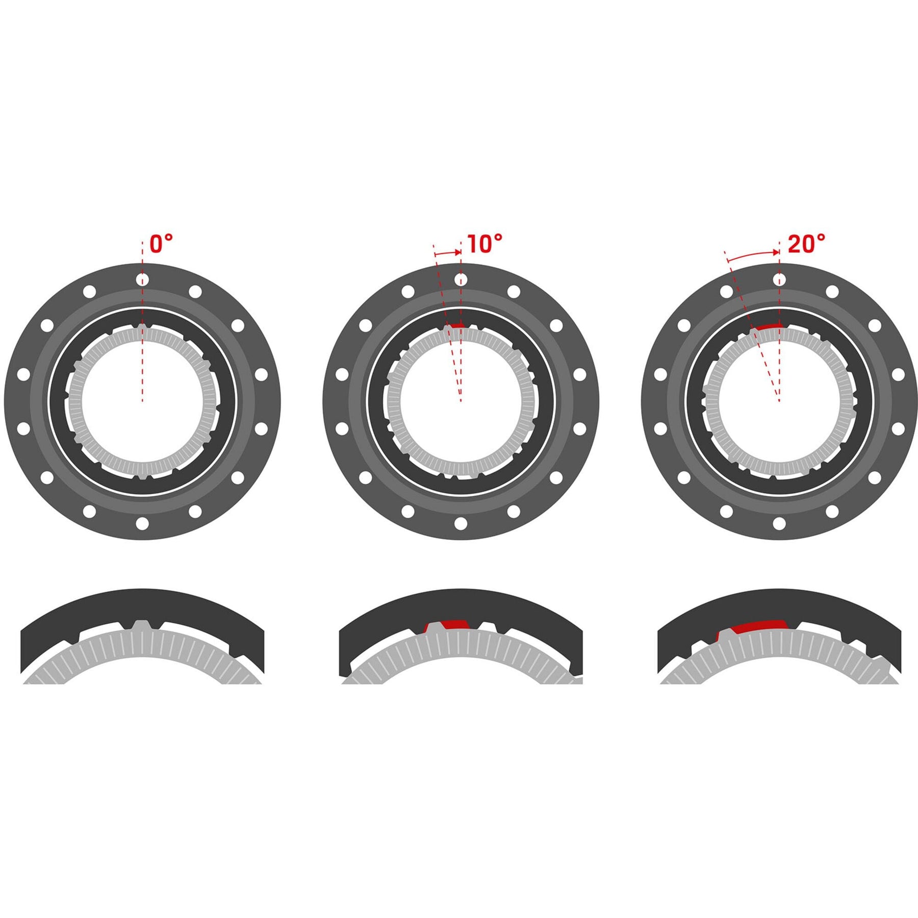 DT Swiss 90 Tooth DEG DF Upgrade Kit for Ratchet DEG hubs, ring nut tool included