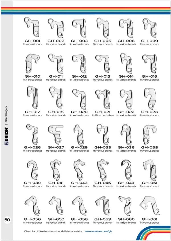 Union shop gear hangers