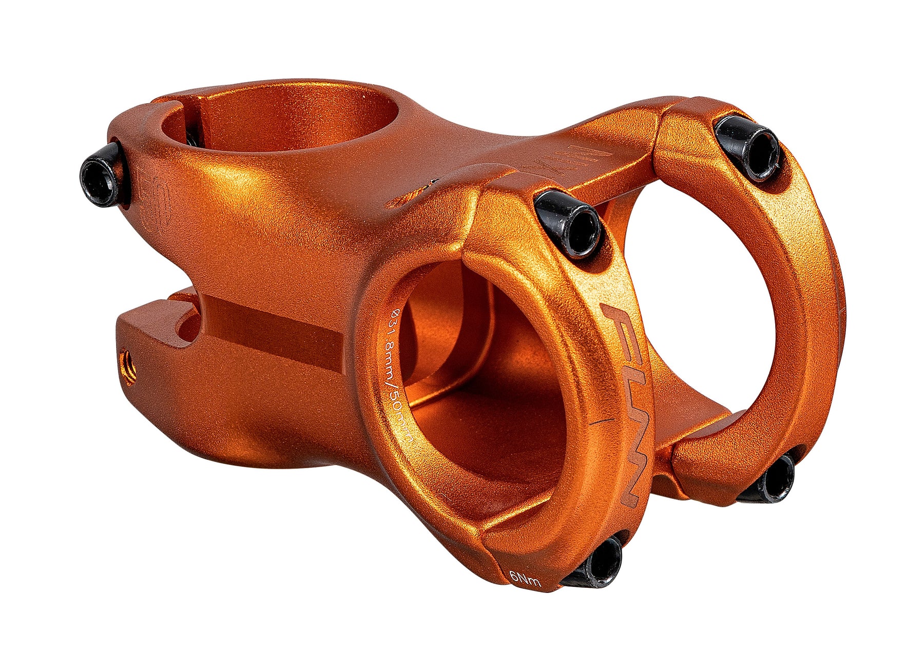 Funn Nixie Alloy MTB Stem 31.8mm Orange 50mm 31.8mm