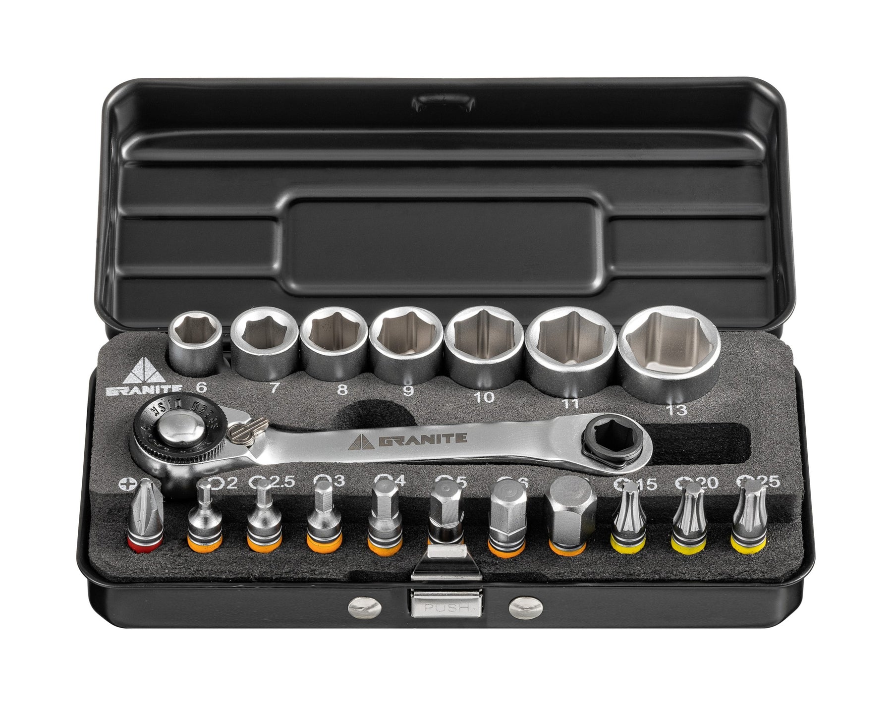 Granite Duet Hex Bits & Socket Ratchet Tool