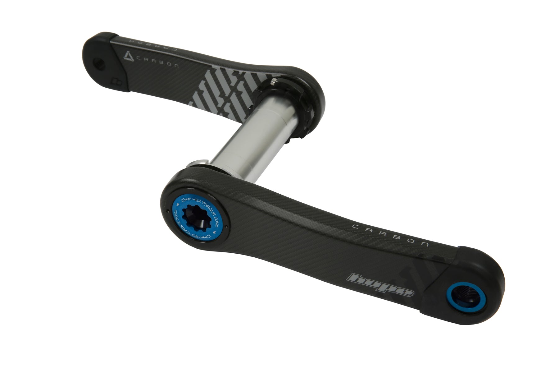 Hope Carbon Crankset Blue 170mm 68/73mm