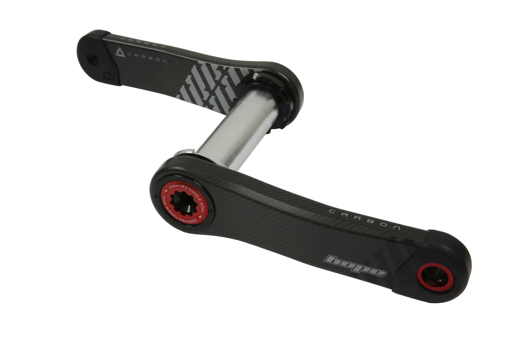 Hope Carbon Crankset Red 170mm 68/73mm