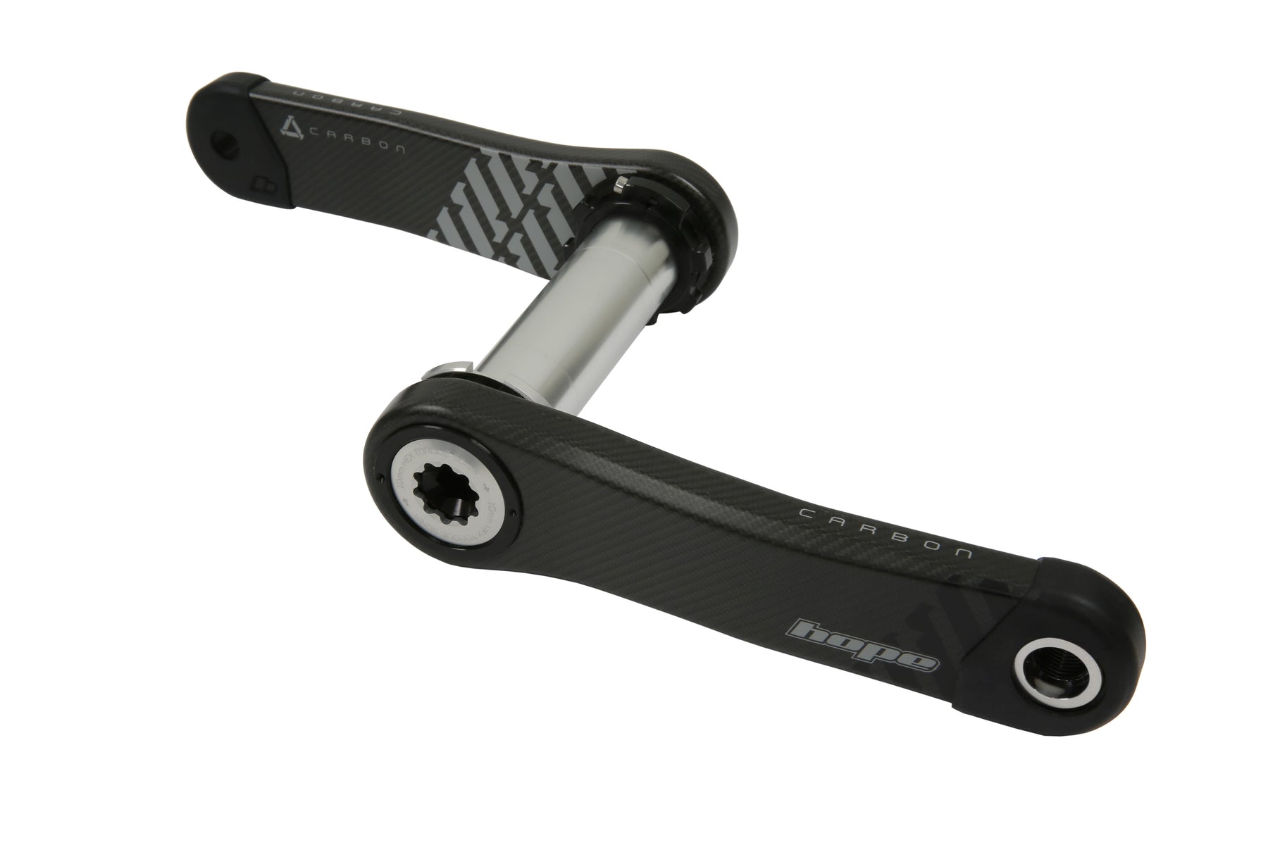 Hope Carbon Crankset Silver 170mm 73mm Wide