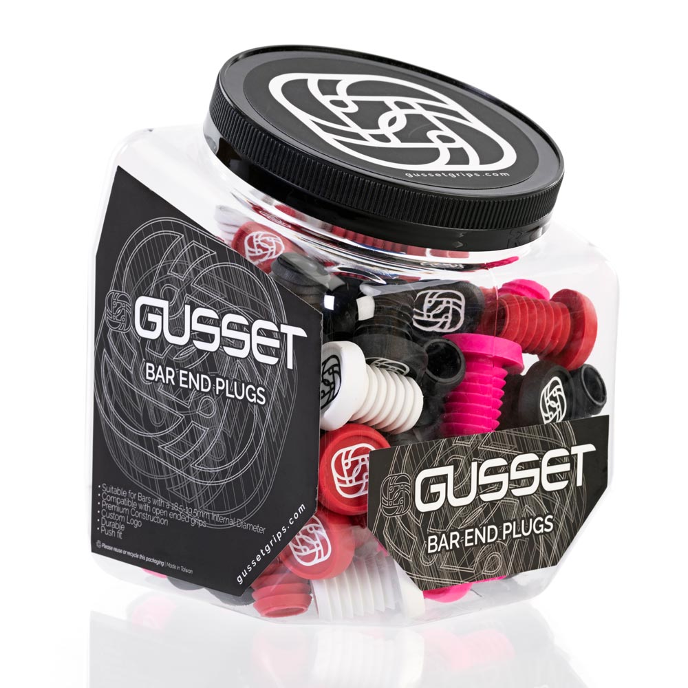 gusset bmx push in plugs jar Assorted