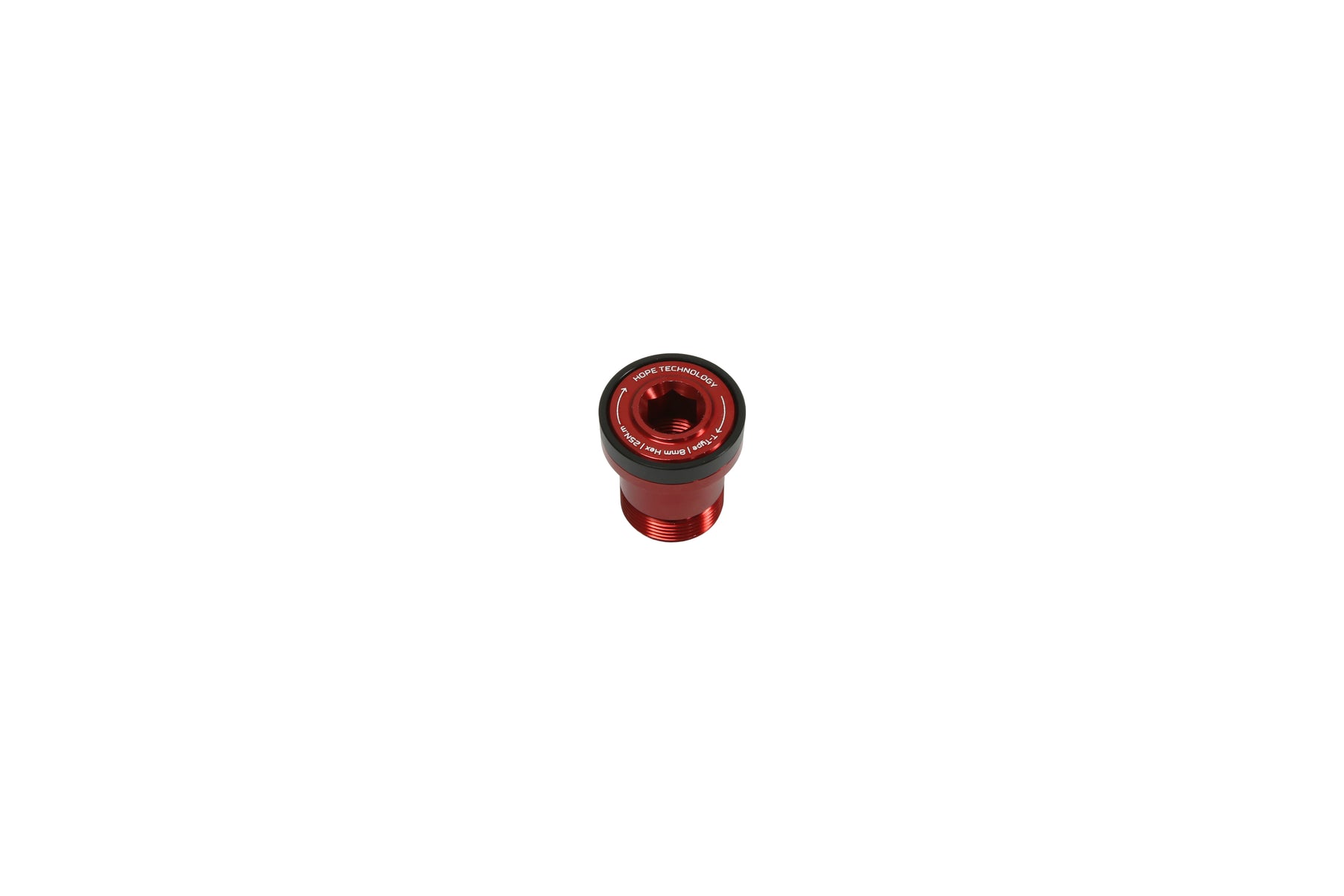Hope Thru Axle Bolt Transmission Red