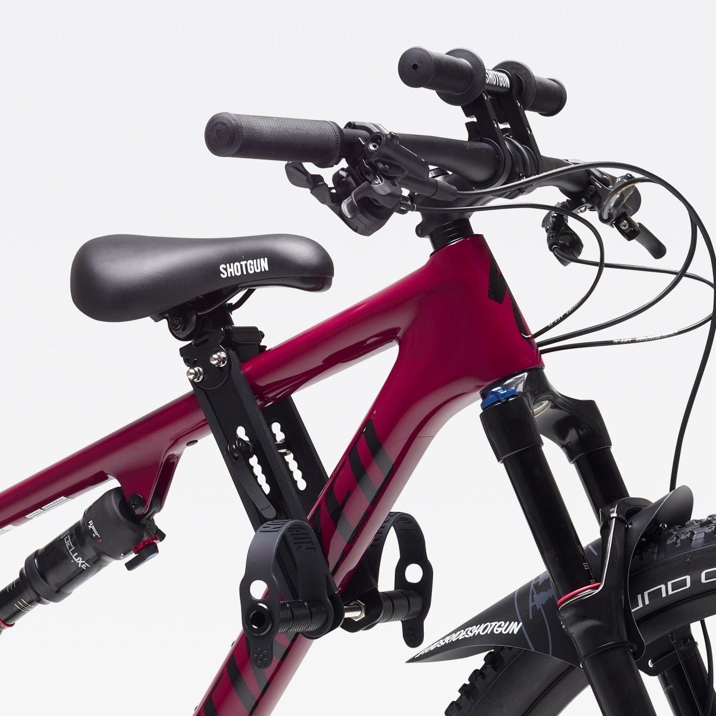 Kids Ride Shotgun Child Bike Seat & Handlebars Combo
