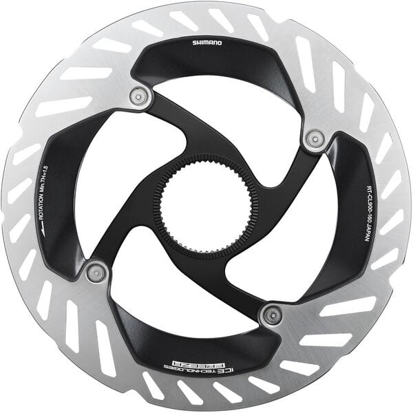 Shimano RT-CL900 Ice Tech FREEZA Centrelock Rotor with external lockring Silver / Black 160mm