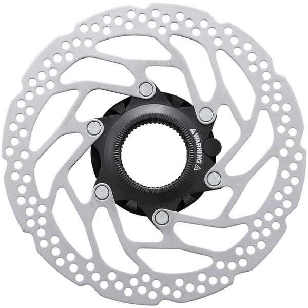 Shimano RT-EM300 Centrelock Rotor with internal and external lockring Silver / Black 160mm