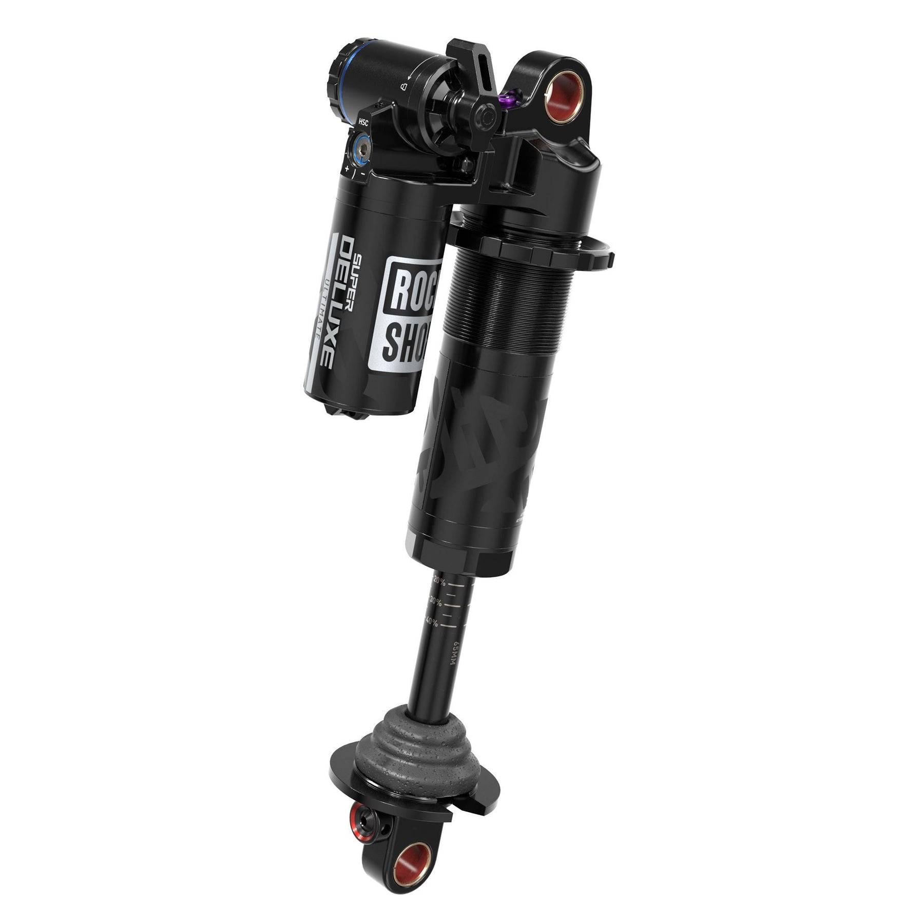 Rockshox Super Deluxe Coil Ultimate Rear Shock RC2T - Linearreb/Mcomp, 320LB Lockout, Hydraulic Bottom Out, Standard Bearing (Spring Sold Separate) B1 Transitionpatrol 2017 Black 230X65