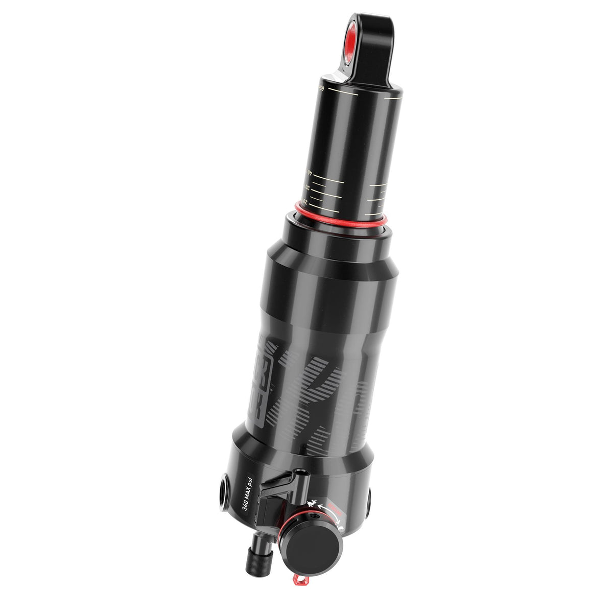 Rockshox Rear Shock Deluxe Bold Rl3 (185X55) Debonair Linear 0Pos/0Neg Tokens, W/2 Efficiency Tokens, Lm Tune,430Lockout, Trunnion/Standard,Top Fill(8X17 Hardware) Bold Linkin 2022+C1