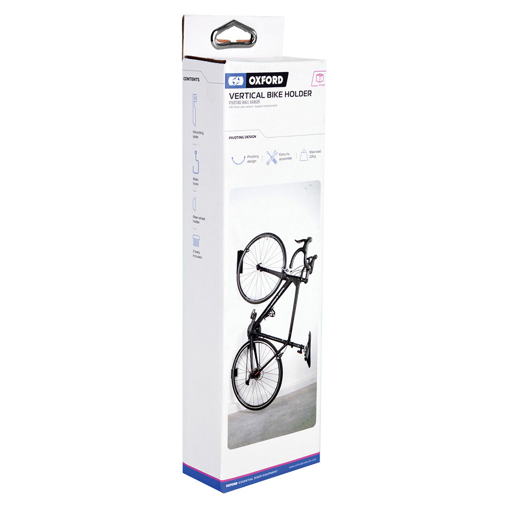 Vertical bike holder