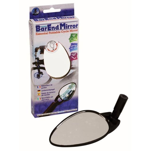 Oxford Bar End Mirror - 3 inch