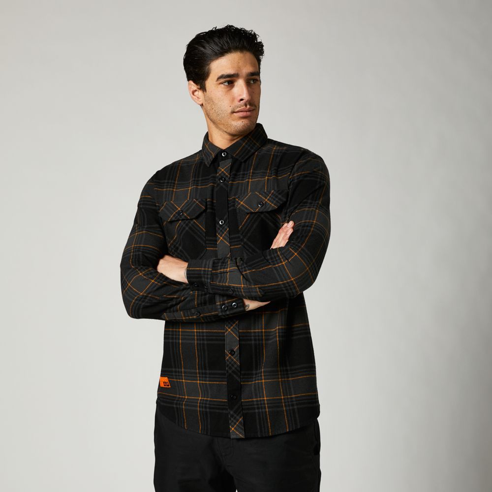 Crosscut Flannel in Emerald Shaggy Check - Blue Owl Workshop Crosscut Flannel in Emerald Shaggy Check - Blue Owl Workshop