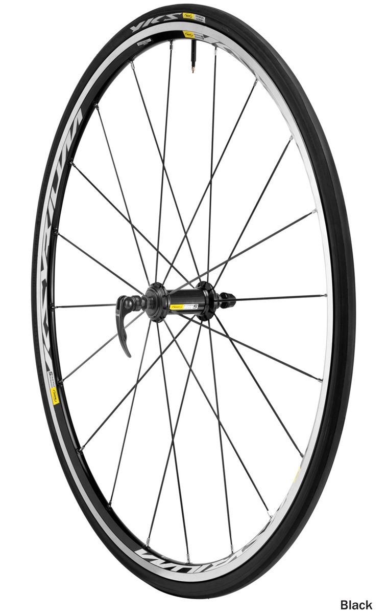 Mavic Ksyrium Equipe S Front Black Wheel