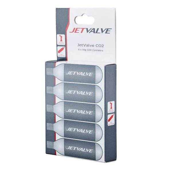 Jetvalve 16G C02 Refill Cylinders x5
