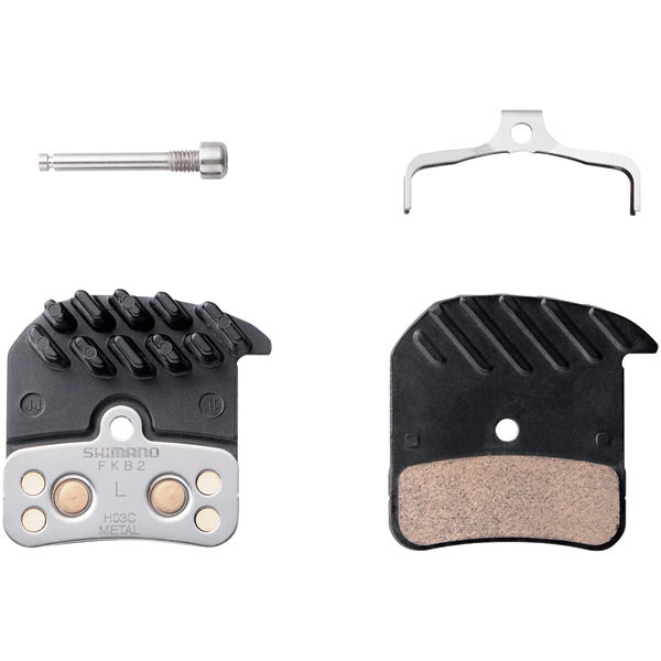 Shimano H03C Sintered Brake Pads With Fins for Saint/Zee