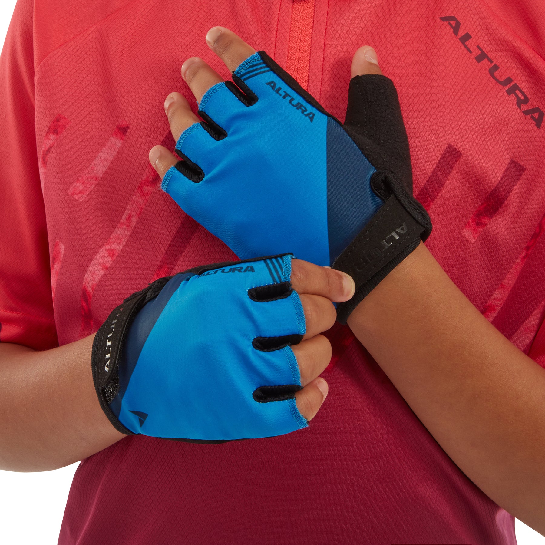 Altura Kids Airstream Cycling Mitts Blue 5-6 YEARS