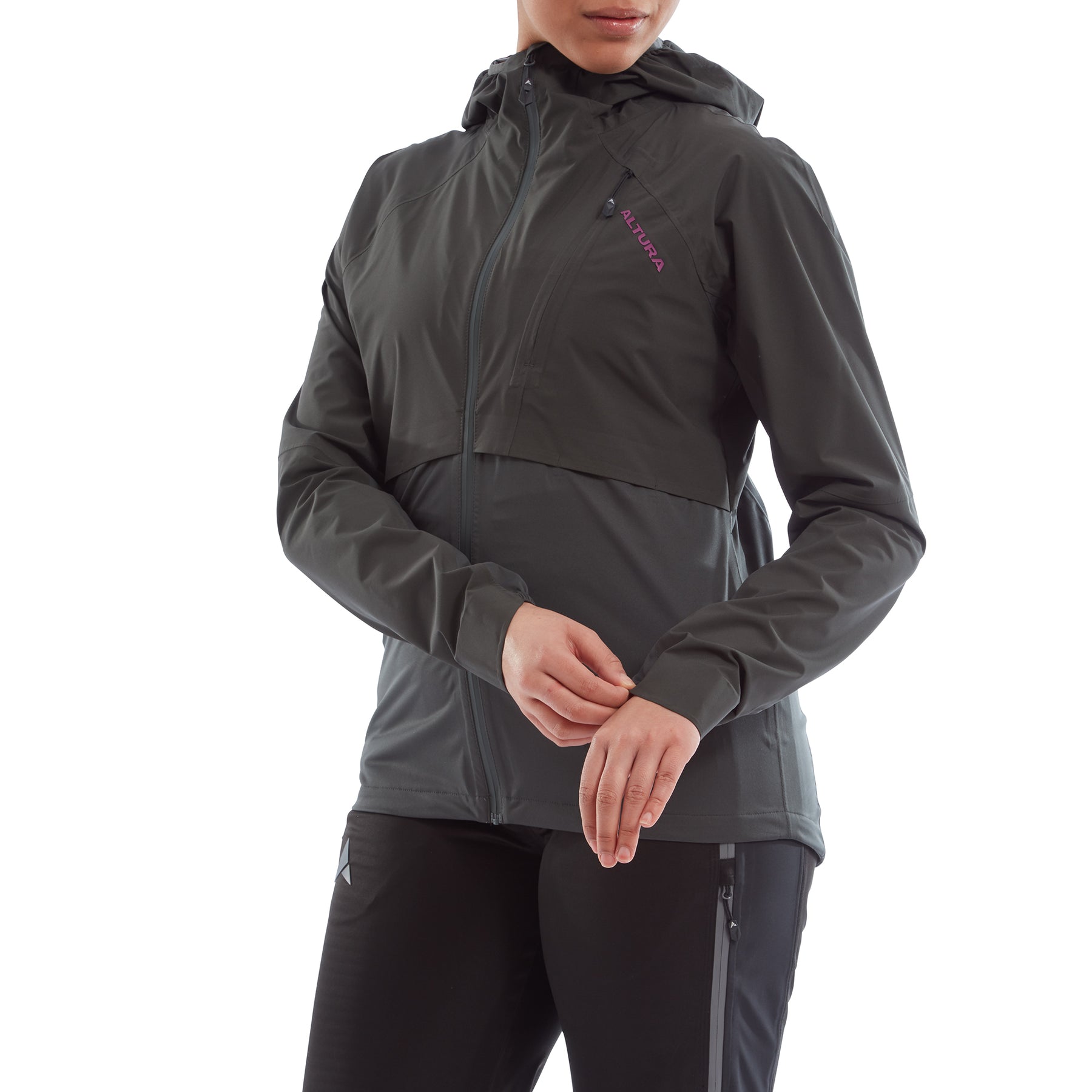 Altura Esker Women's Waterproof Packable Jacket Carbon 8