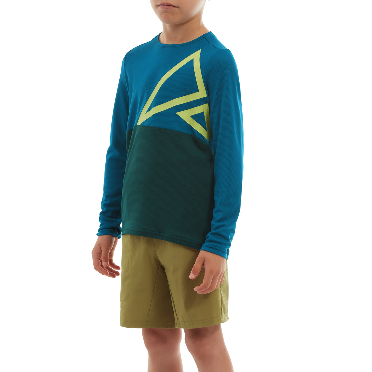Altura Spark Light Weight Kids Long Sleeve Jersey Blue/Teal 9-10 YEARS