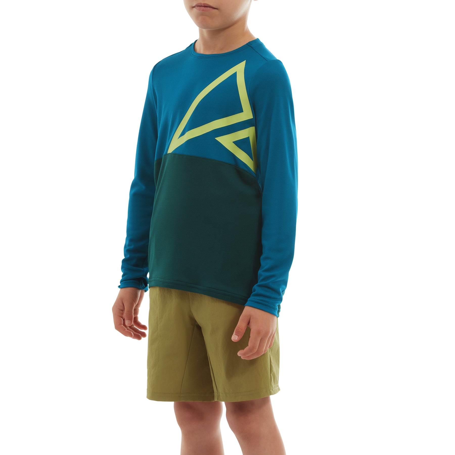 Altura Spark Light Weight Kids Long Sleeve Jersey Blue/Teal 9-10 YEARS