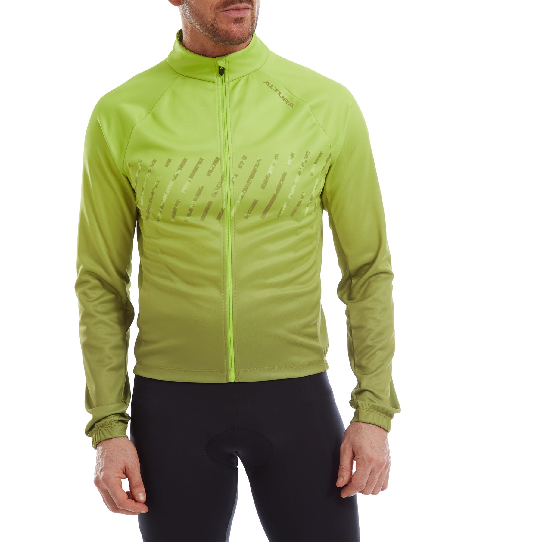 Altura Airstream Men's Long Sleeve Jersey Lime 2XL