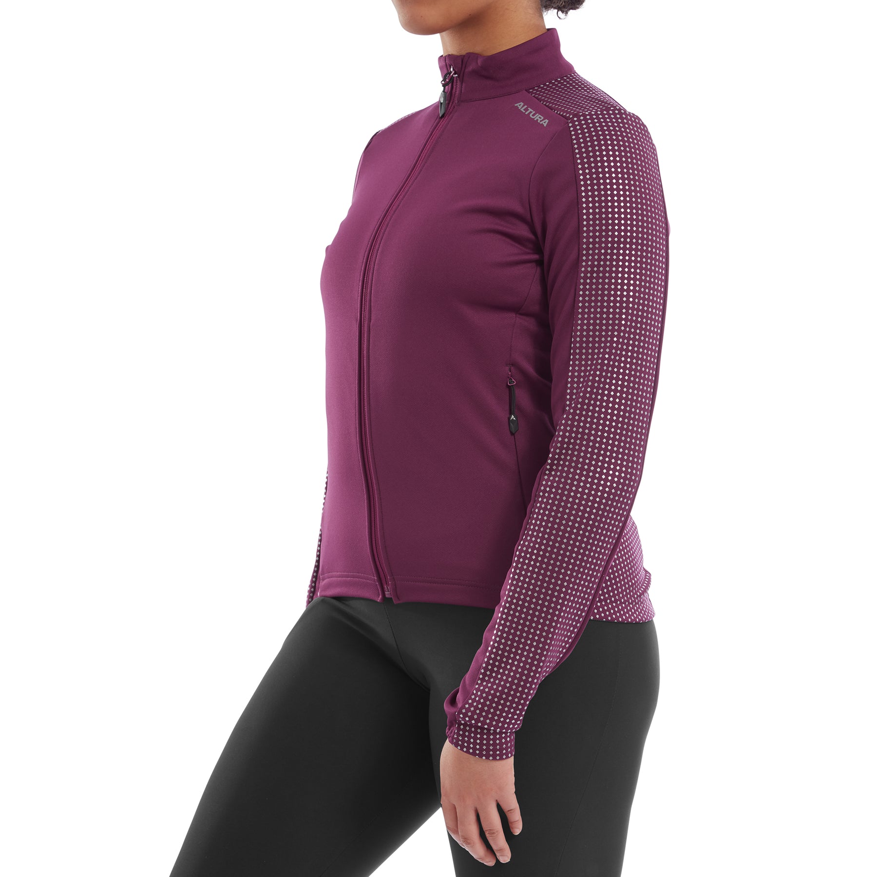 Altura Nightvision Women's Long Sleeve Jersey Dark Pink 8