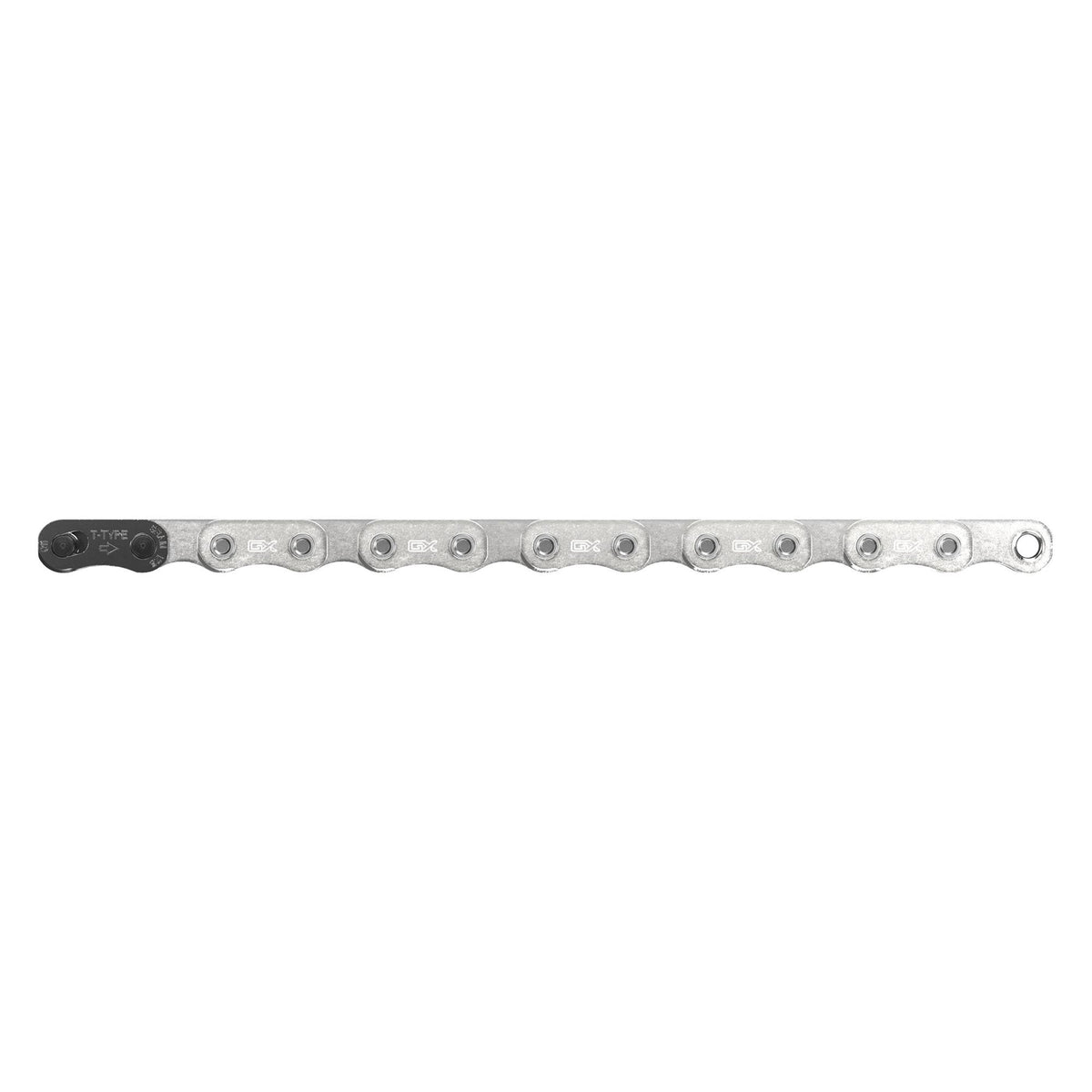 Sram GX T-Type Eagle Solidpin Chain 126 Links W/Powerlock T-Type Silver 12 Speed