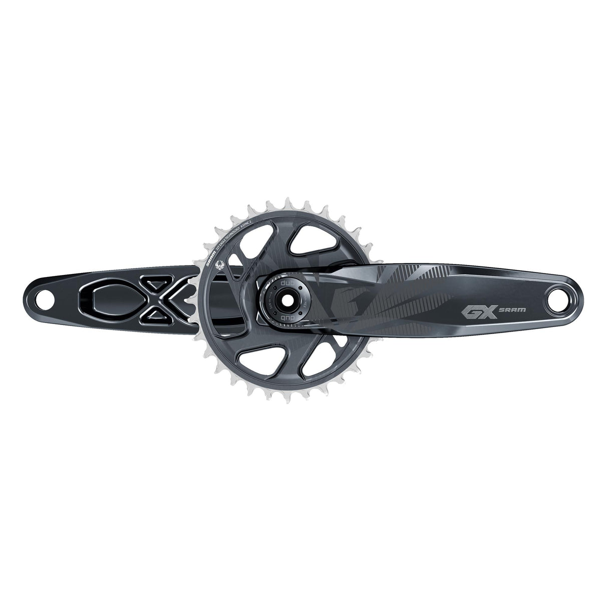 SRAM Crank Gx Eagle Superboost+ Dub 12S With Direct Mount 32T X-Sync 2 Chainring (Dub Cups/Bearings Not Included)
