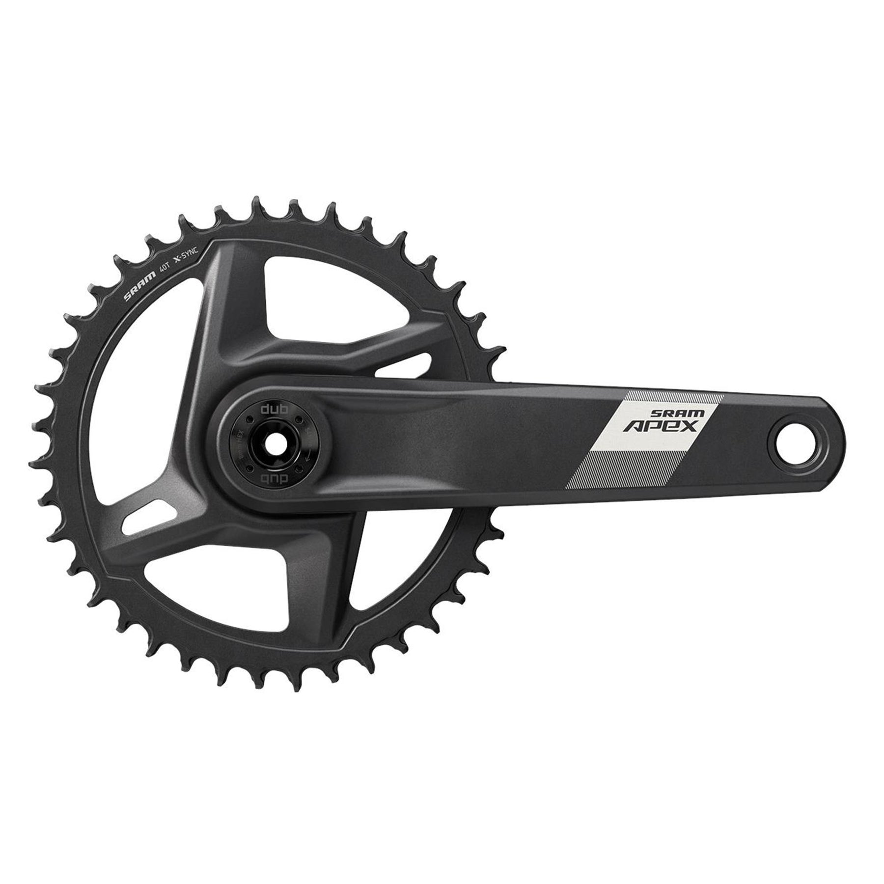 Sram Apex 1X Crankset D1 DUB 83-A Cannondale-Ai 42T Black 175MM