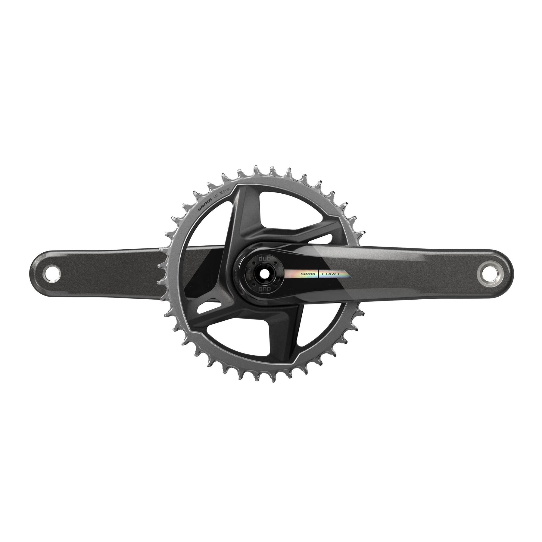 SRAM Force D2 Crankset 1X DUB Direct Mount 40T Iridescent 165MM